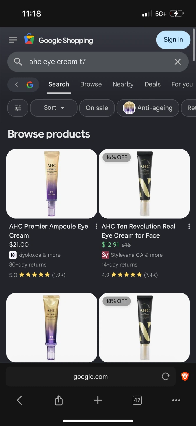 AHC Premier Ampoule Eye Cream - photo 4