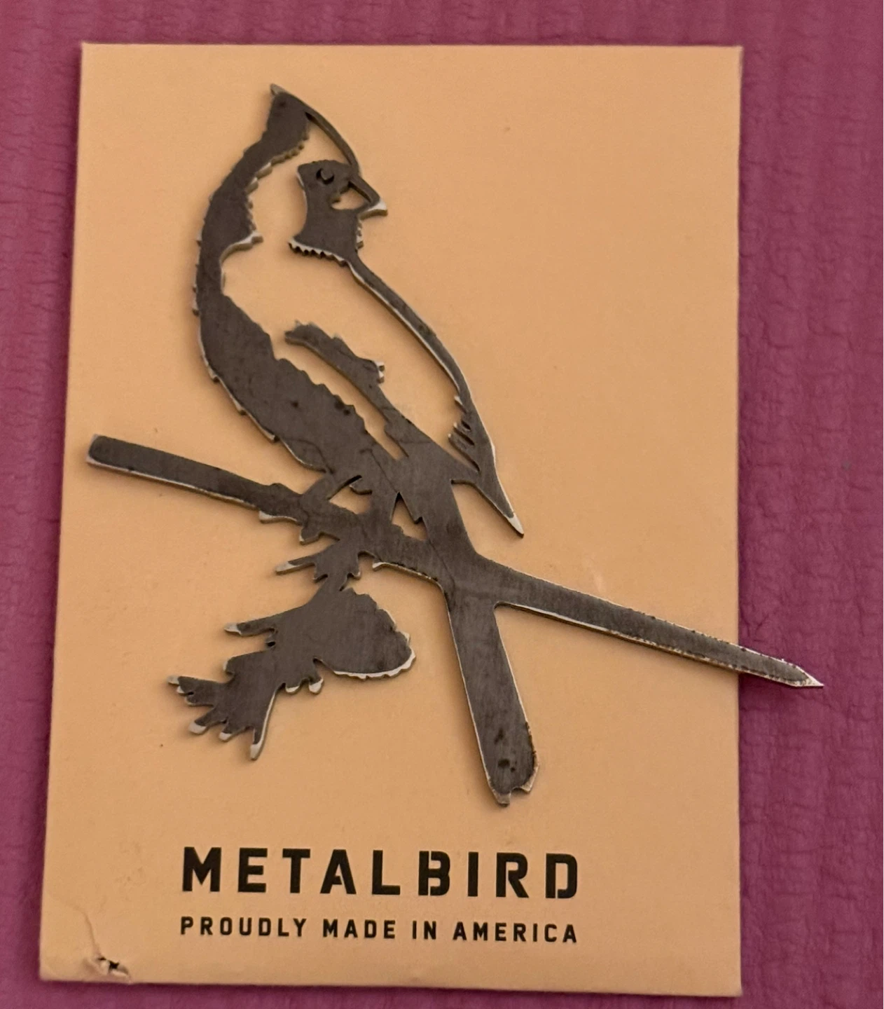 NEW⚽️MetalBird Cardinal Metal Art - photo 5