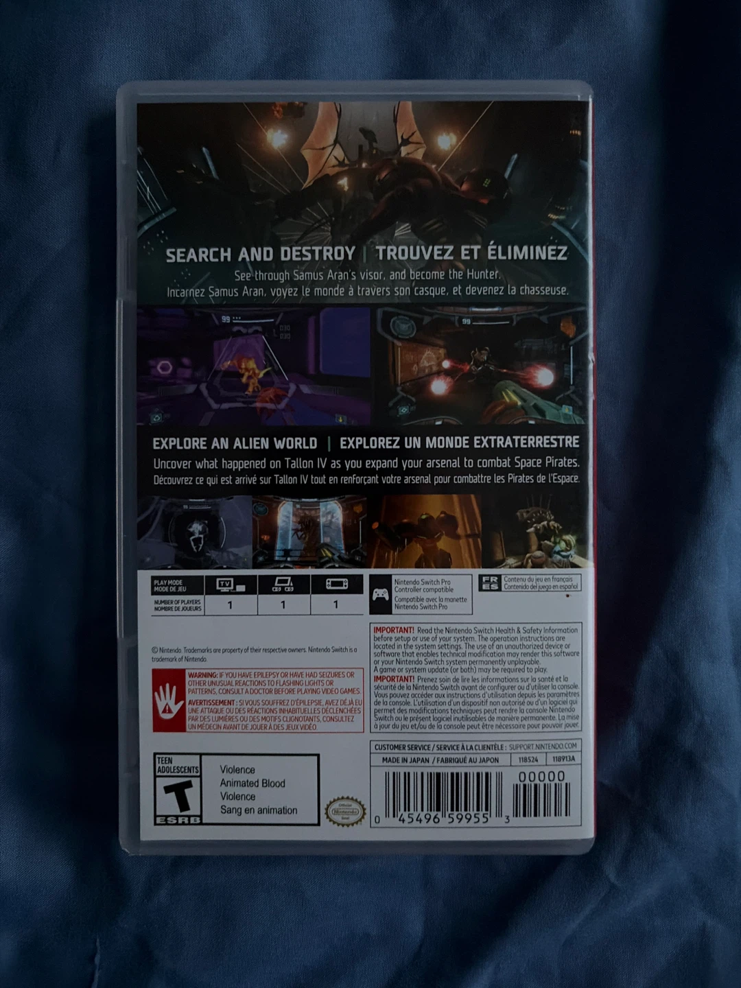 Metroid Prime Remastered Nintendo Switch BRAND NEW - photo 2