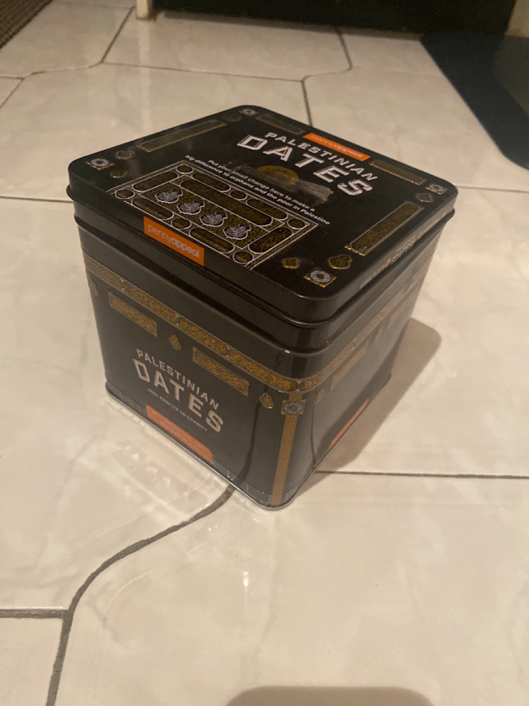 Tin Cube ⚽️ Penny Appeal Donation Tin - photo 3