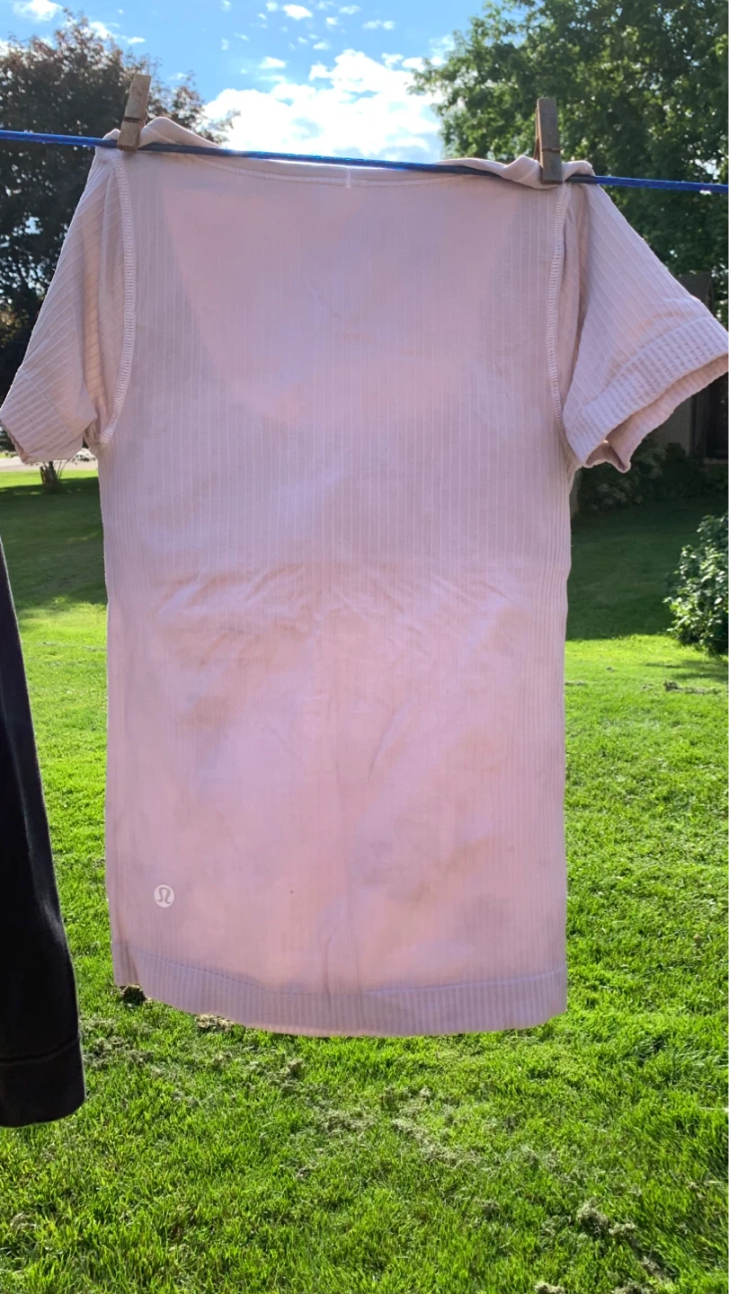 Small Lululemon Ribbed Short Sleeve Top ⚽️ - photo 2