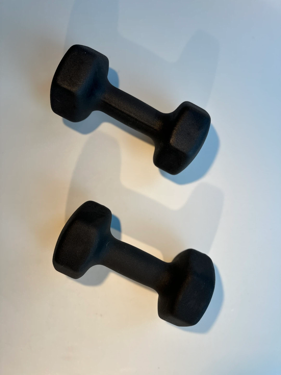 2 x 12lb Dumbbells - Black - photo 2