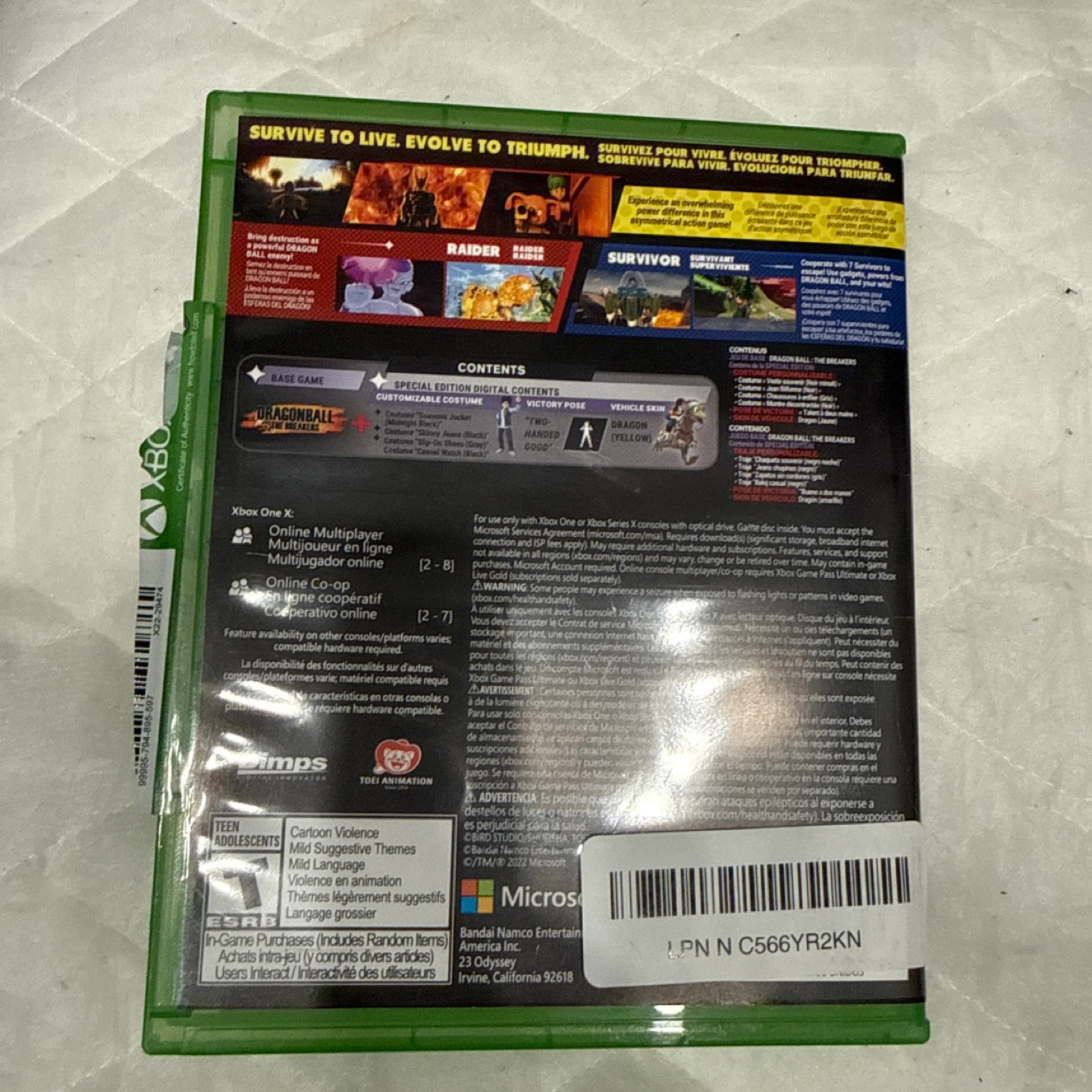 Dragon Ball The Breakers Special Edition Xbox One Game - photo 3