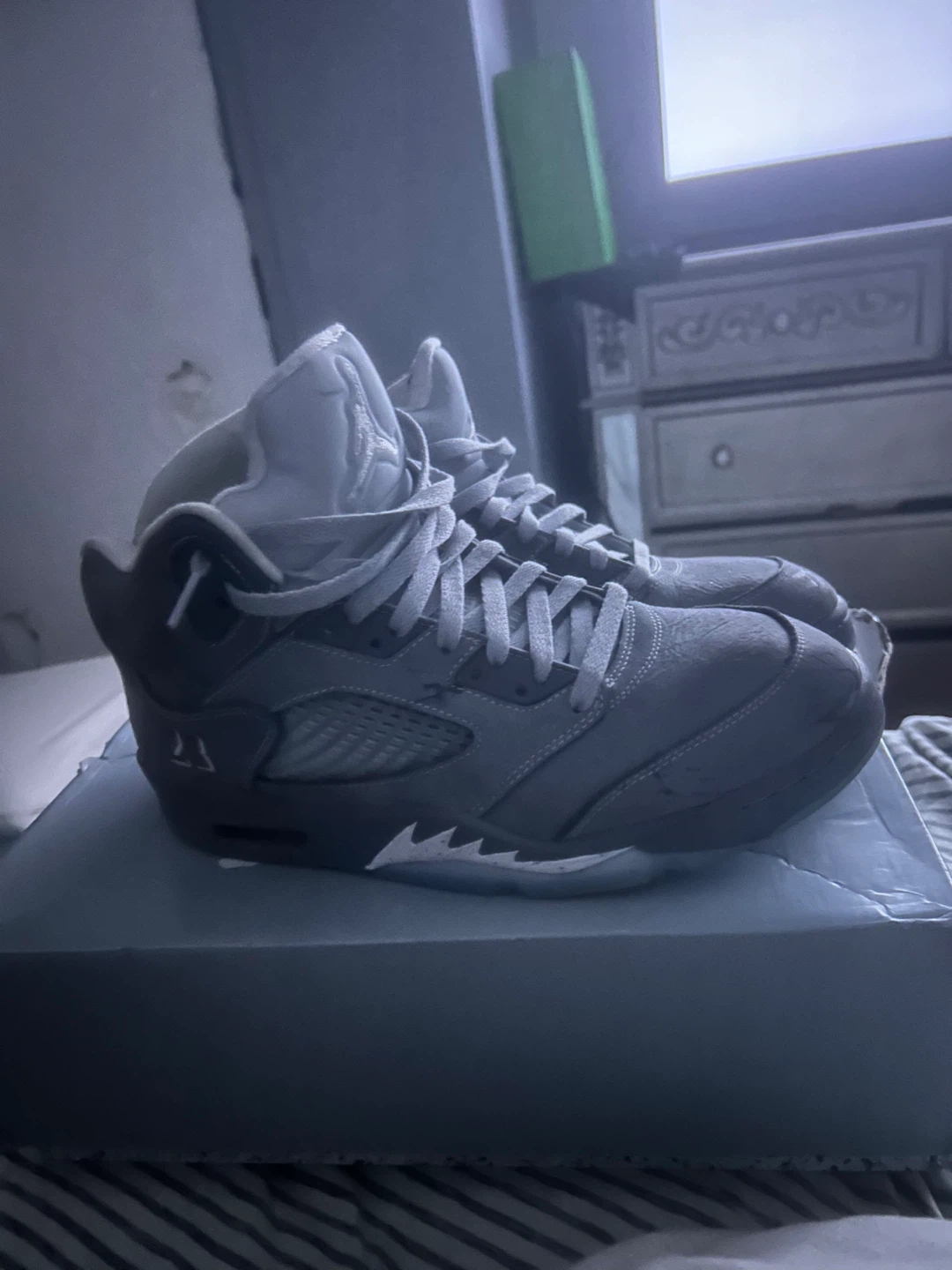 Air Jordan 5 Retro SE "Stealth 2.0" Sneakers - photo 3