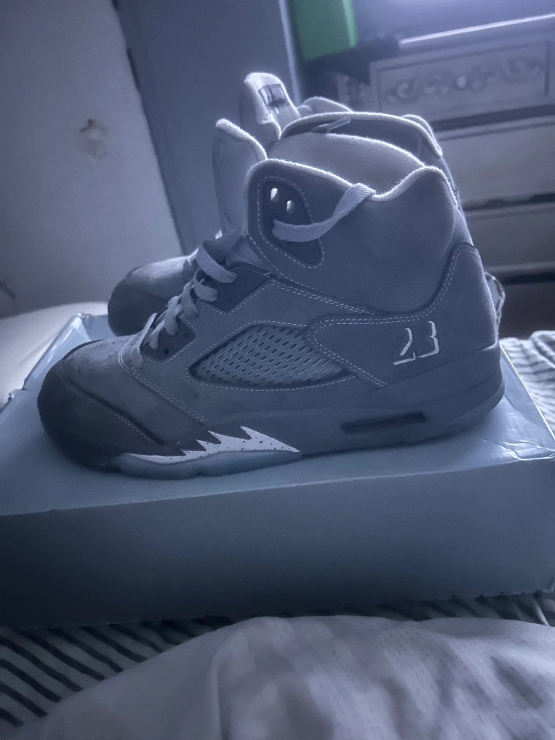 Air Jordan 5 Retro SE "Stealth 2.0" Sneakers - photo 4