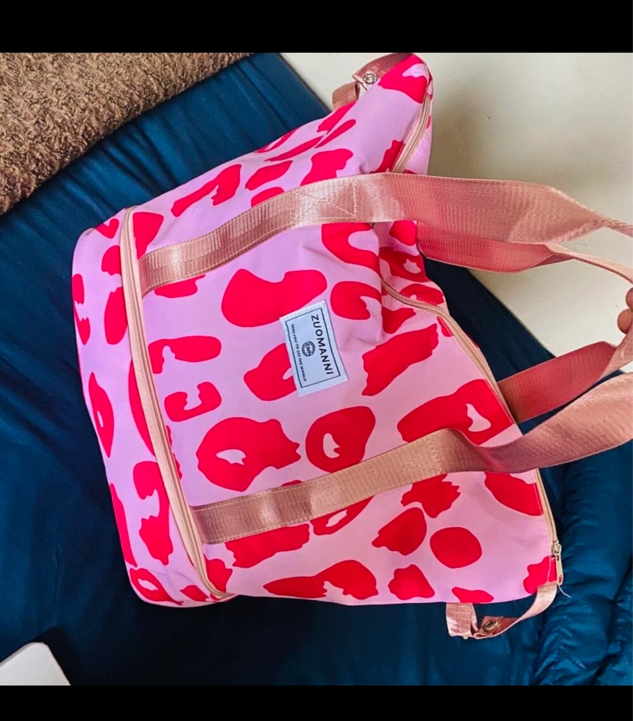 ZUOMANNI Pink with Shoe Compartment⚽️