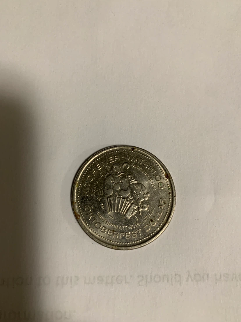 Kitchener Waterloo Oktoberfest Dollar Coin 1982 - photo 2