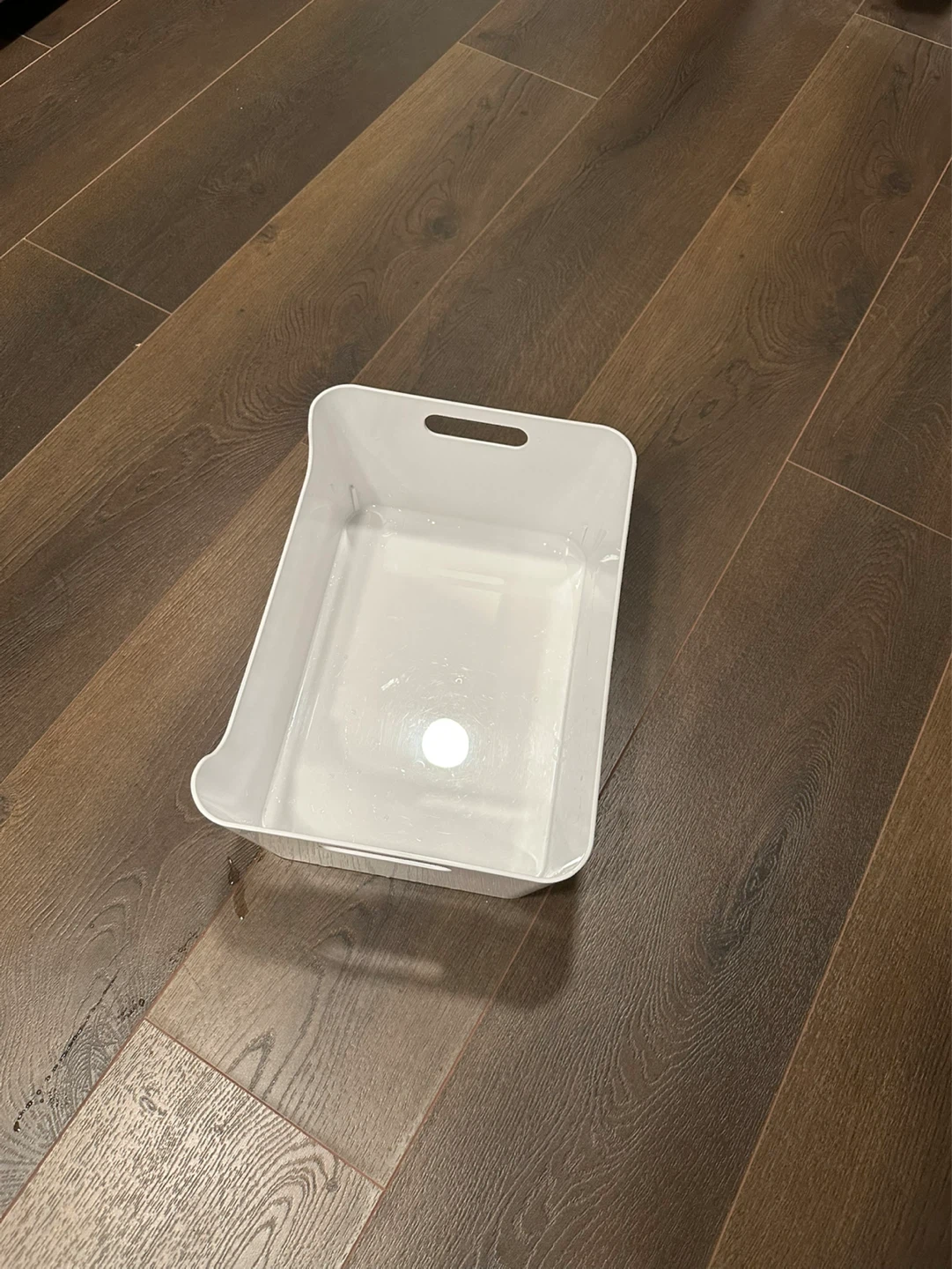 Ikea White Storage Bin with Handles - photo 3