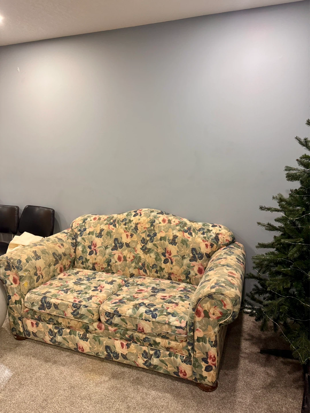 Floral vintage Loveseat Sofa