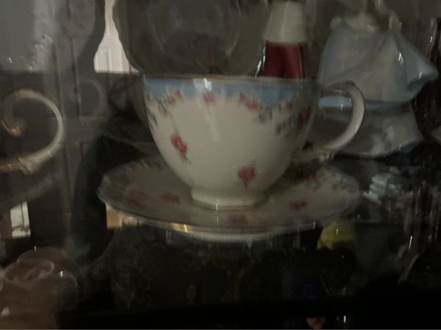 Floral Teacup and Saucer Set ⚽