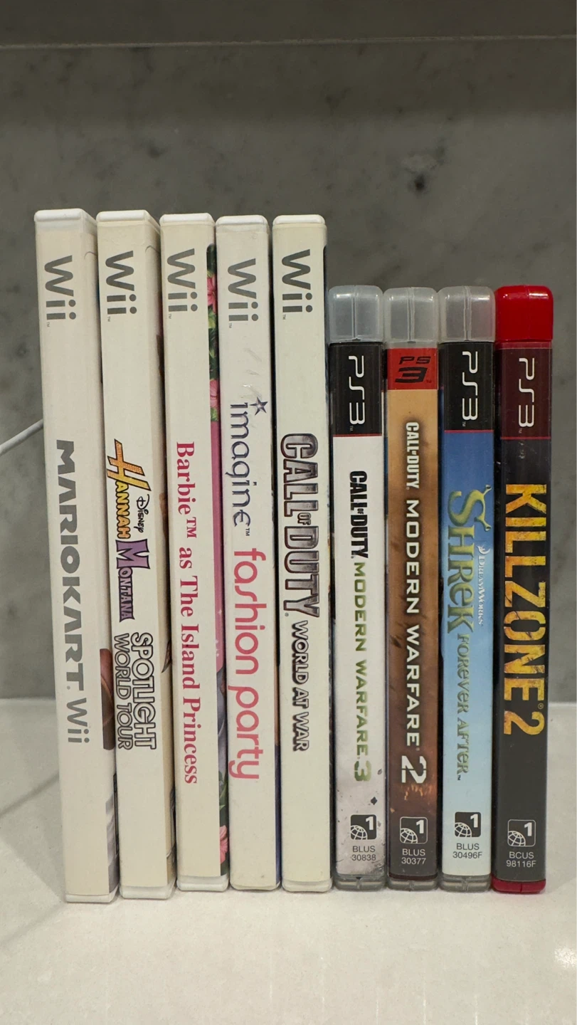 Wii and PS3 Games
