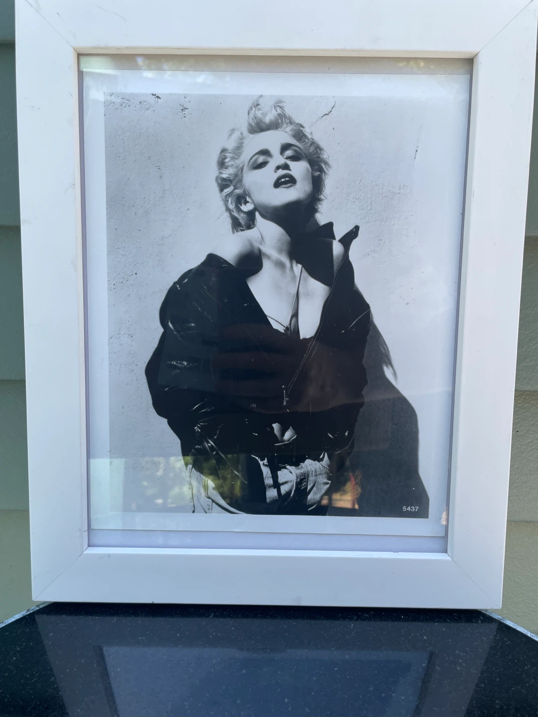 Madonna Black & White Framed Portrait Print 1980s Pop Icon - photo 2