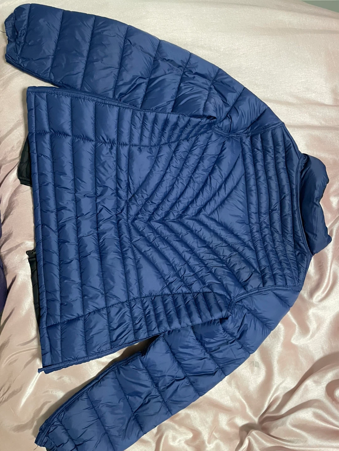 ⚽ Blue and Black Puffer Jacket - photo 2
