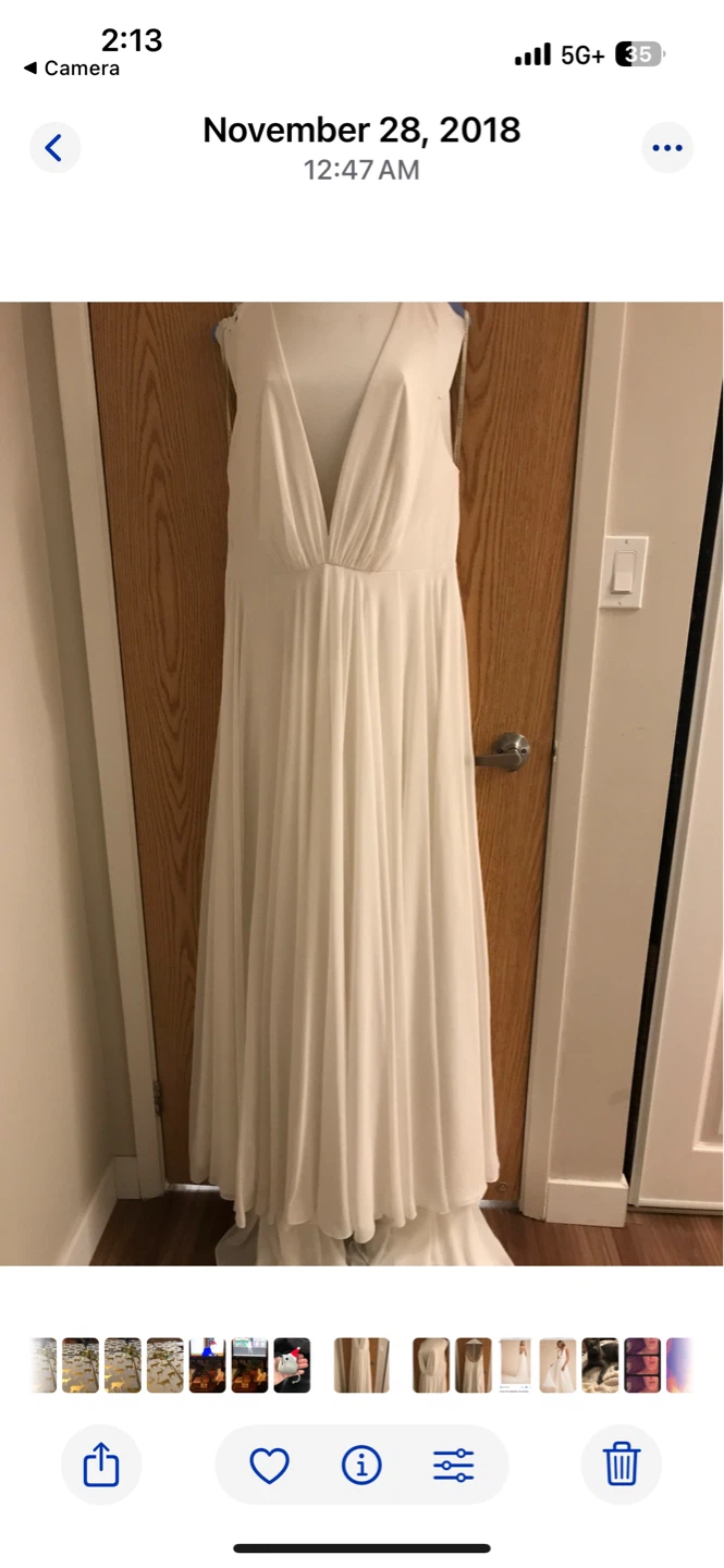 BHLDN Jenny Yoo Conrad wedding gown size 12-14 - photo 4