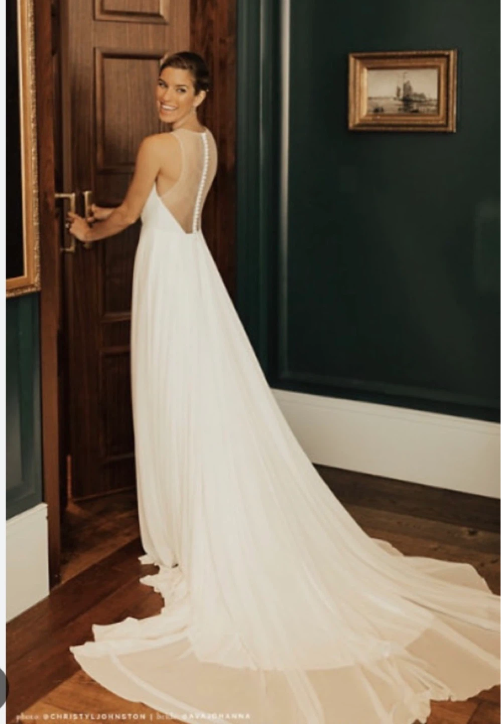 BHLDN Jenny Yoo Conrad wedding gown size 12-14 - photo 2