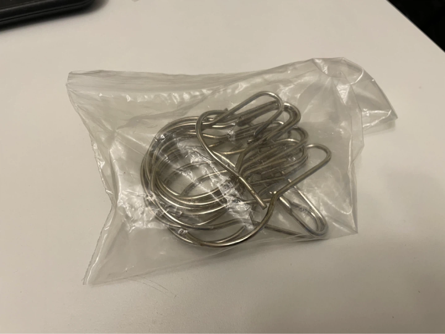 Silver Metal Curtain Rings ⚽