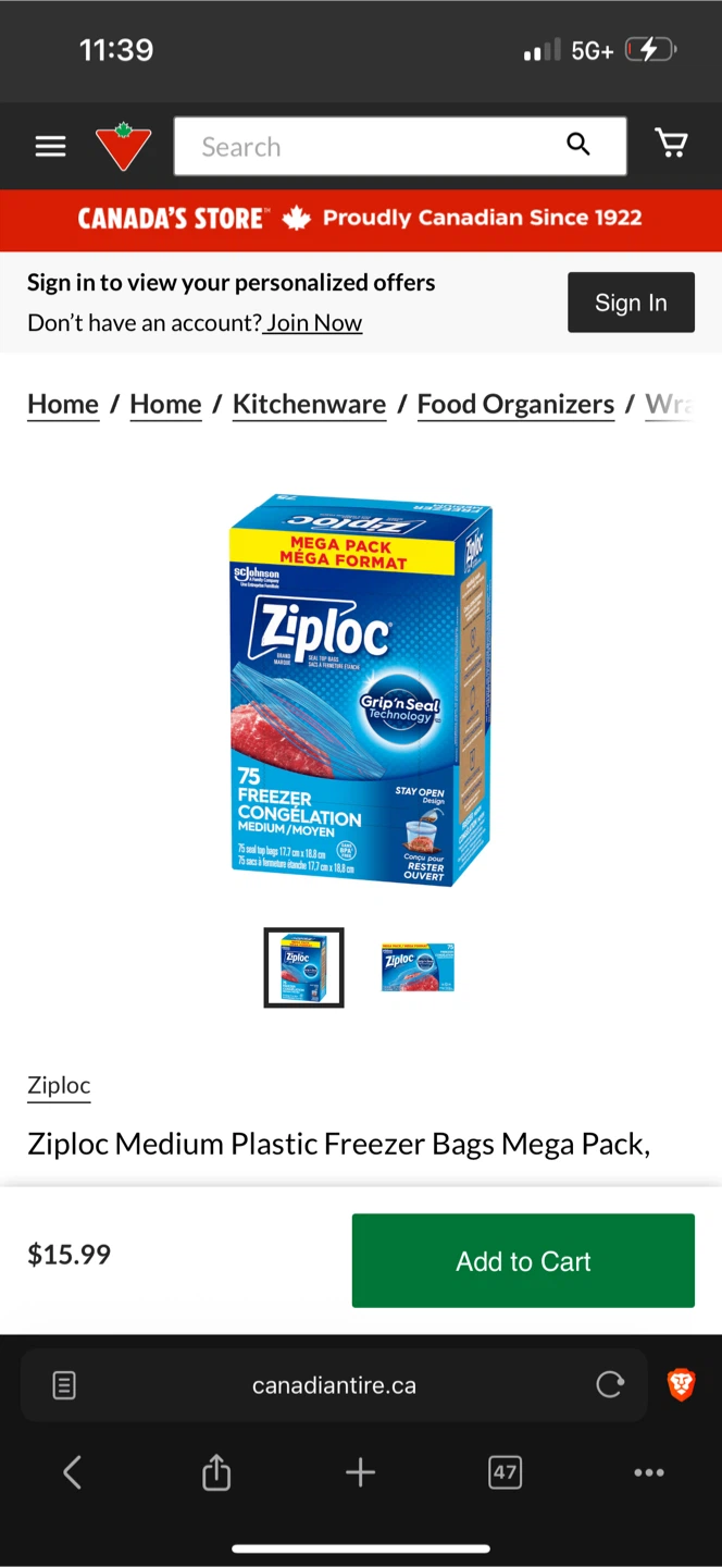 Ziploc Medium Freezer Bags - 60 Count - photo 3