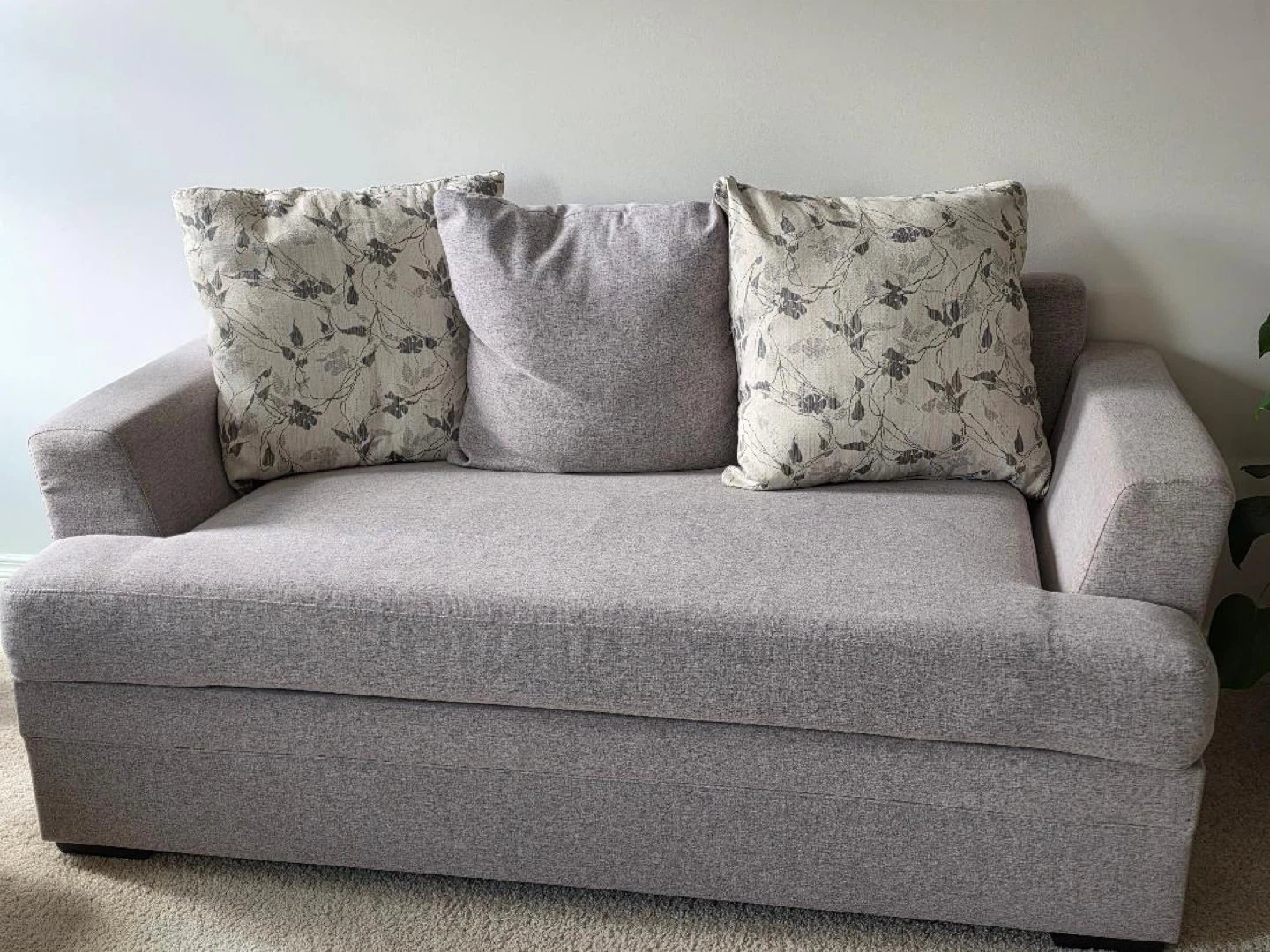 Grey Fabric Sofa and 2 Loveseat Set - photo 3