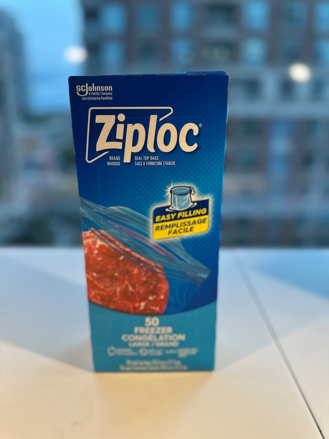 Ziploc Large Freezer Bags - 50 Count