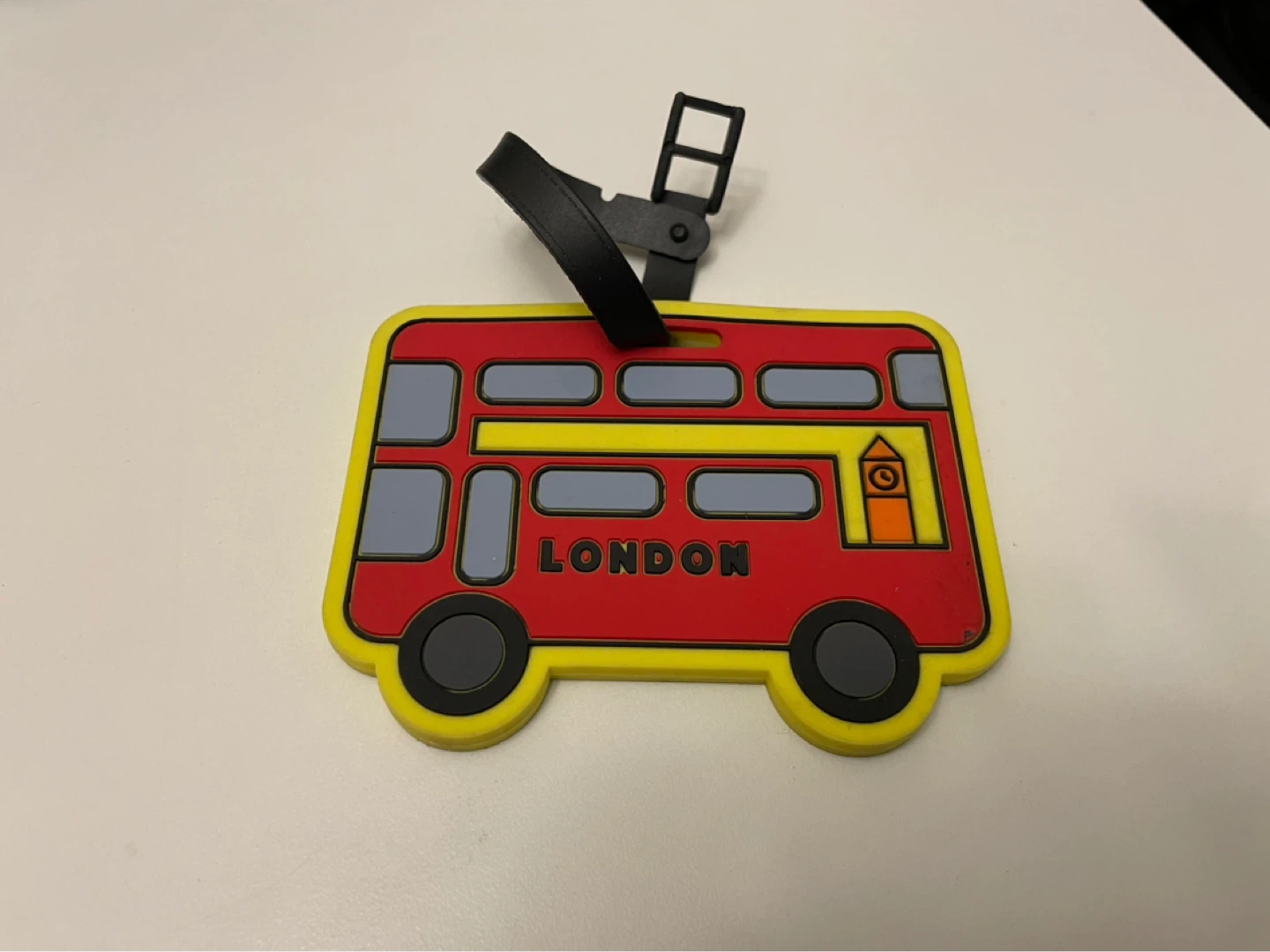 London Double Decker Bus Luggage Tag ⚽