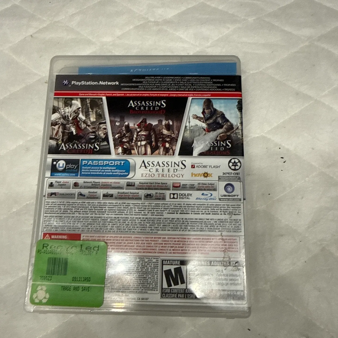 PlayStation 3 Assassin's Creed Ezio Trilogy Video Game - photo 3