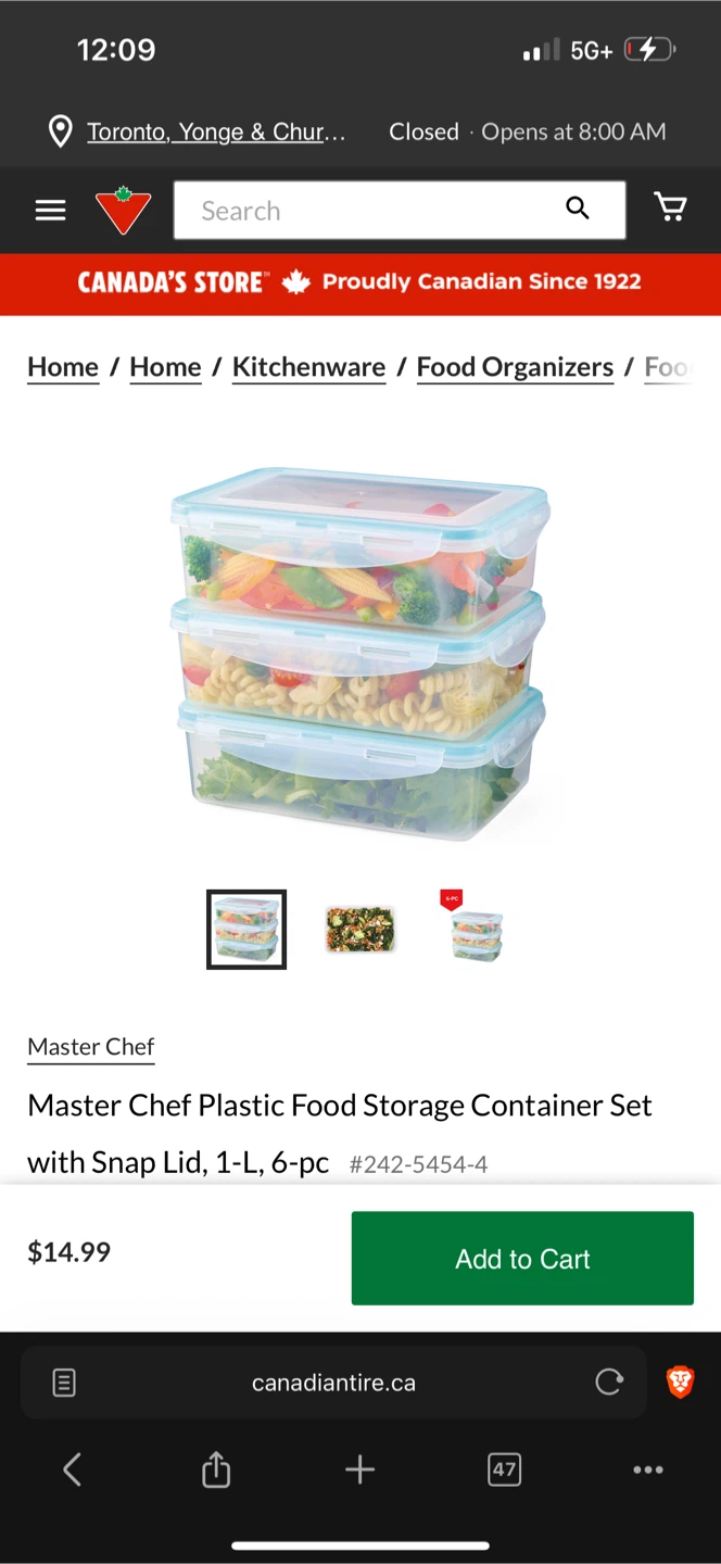 Master Chef Plastic Food Storage Container - photo 4