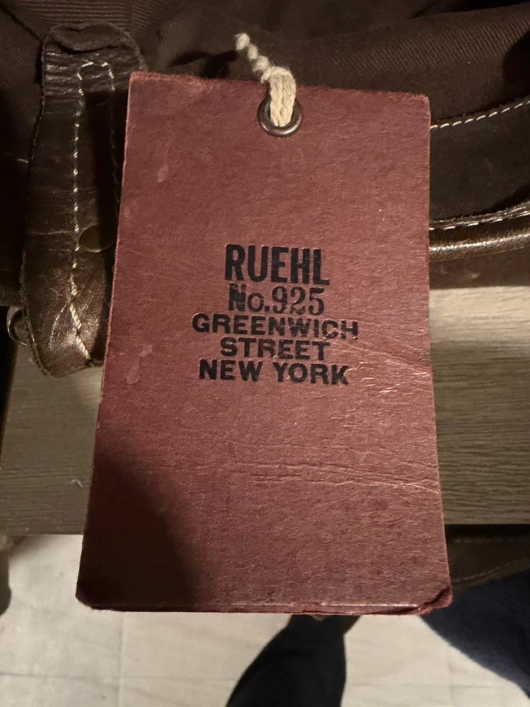 Ruehl No. 925 Brown Leather Tote Bag - photo 3