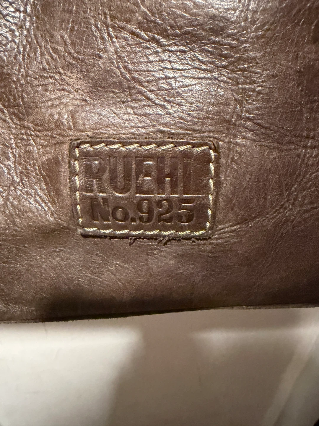 Ruehl No. 925 Brown Leather Tote Bag - photo 4