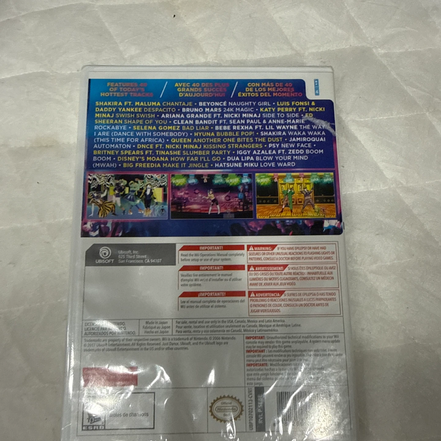 Wii Just Dance 2018 Video Game - photo 3