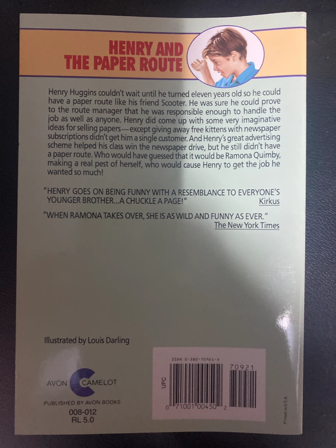 Henry and the Paper Route ⚽️ by Beverly Cleary - photo 2