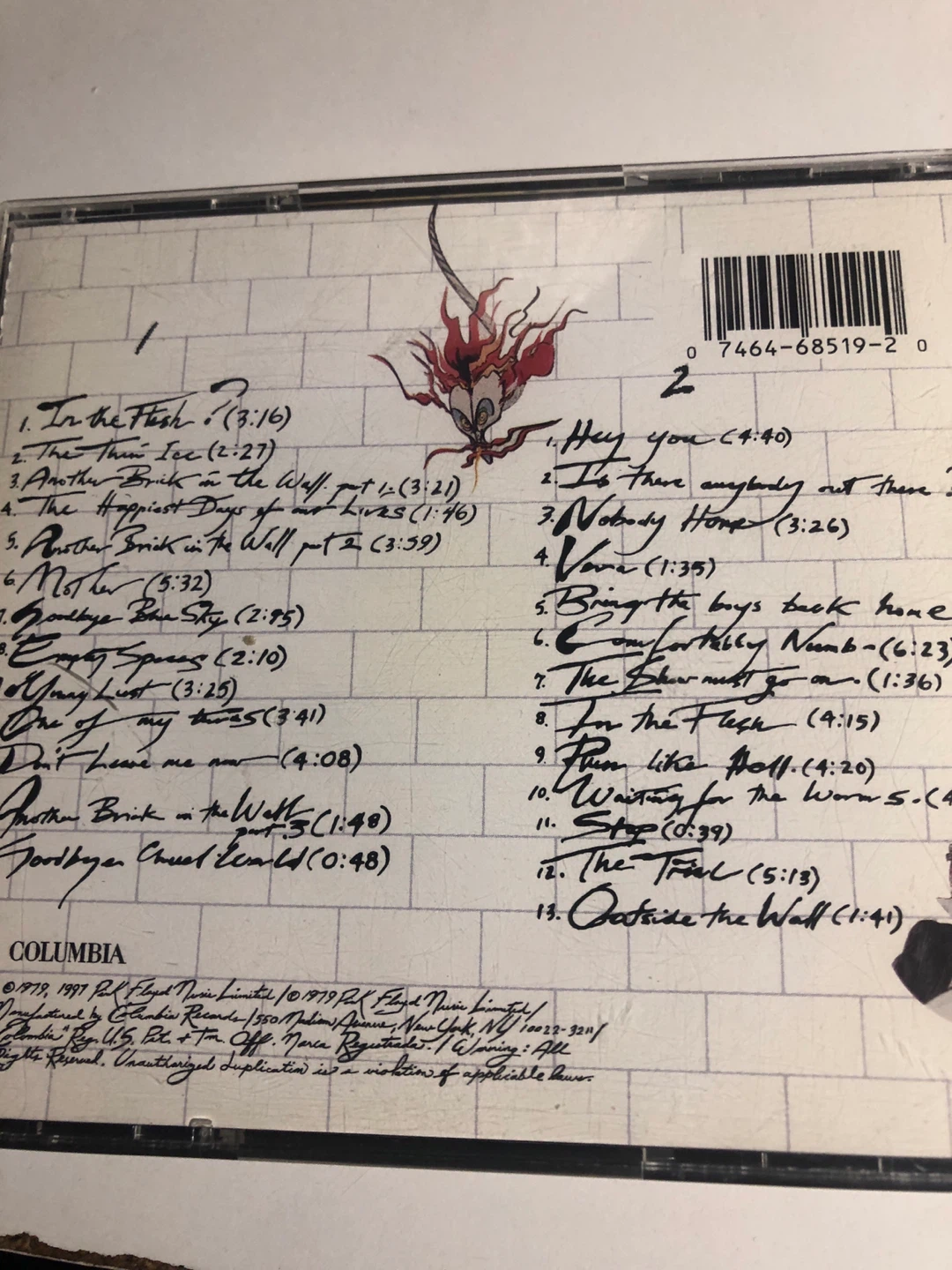 ⚽️ Pink Floyd The Wall Part 2 CD - photo 2