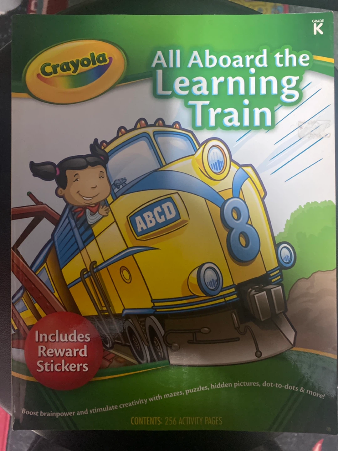 Crayola All Aboard the Learning Train Activity Book ⚽️