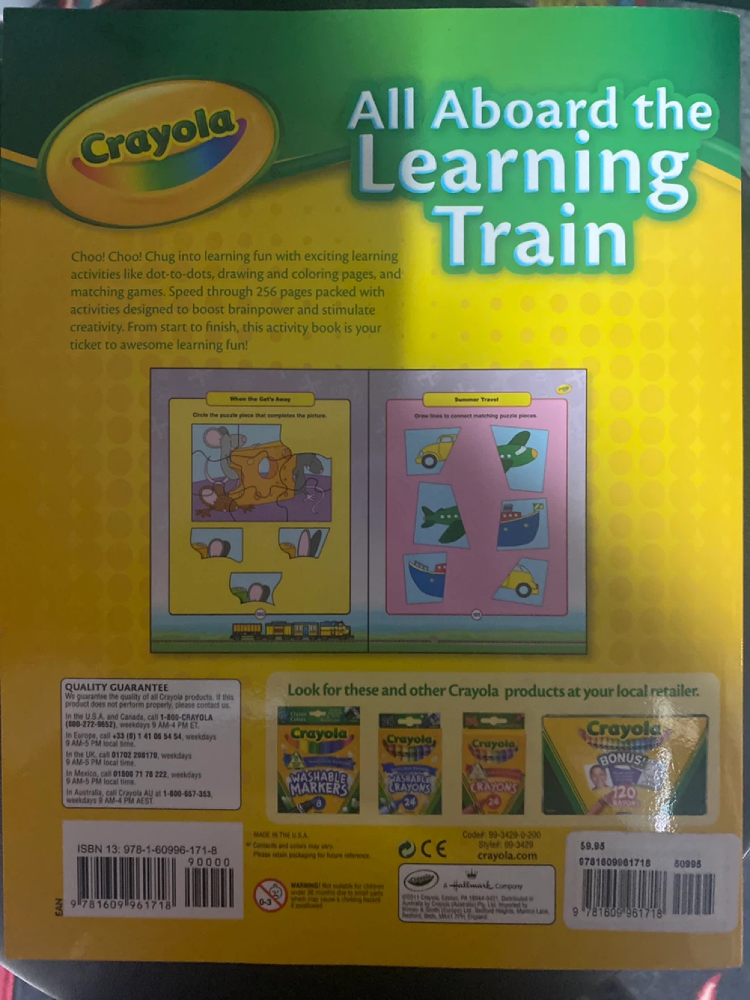 Crayola All Aboard the Learning Train Activity Book ⚽️ - photo 2