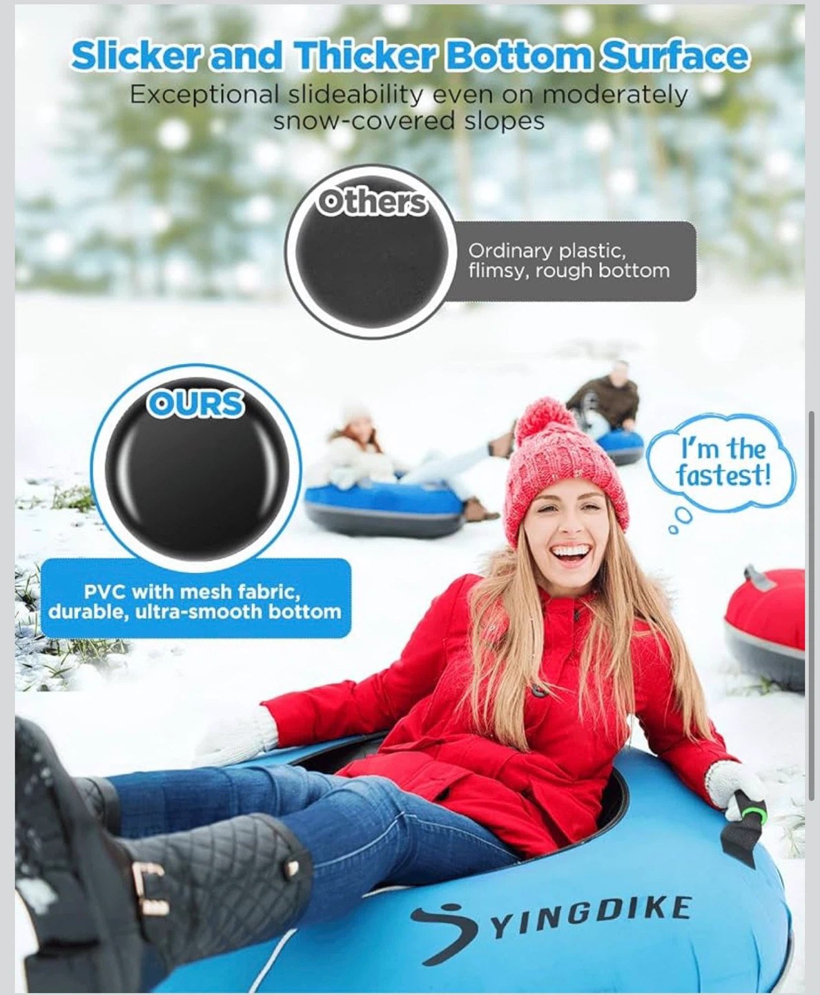 YINGDIKE 40" Snow Tube - photo 3