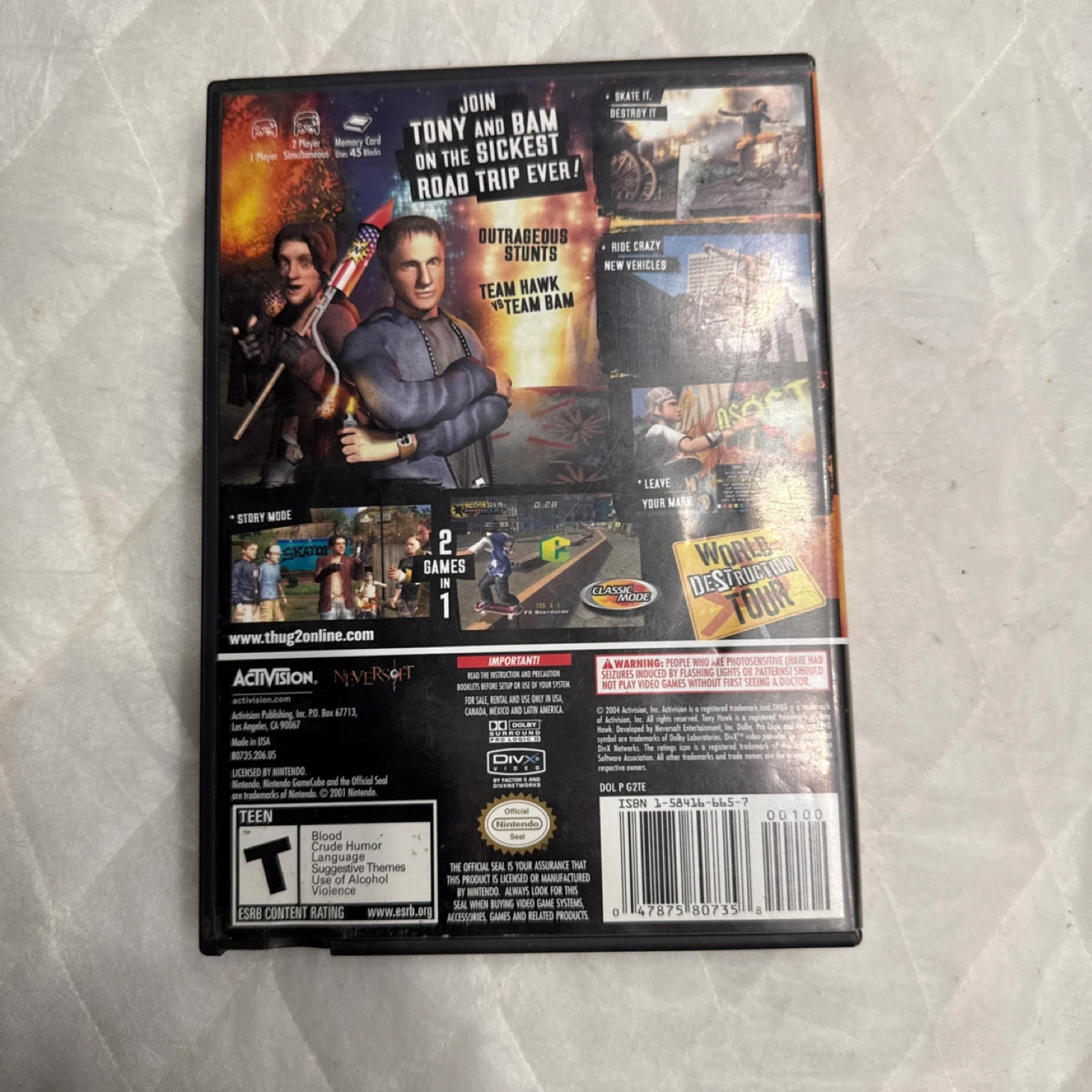 Tony Hawk's Underground 2 Nintendo GameCube - photo 3