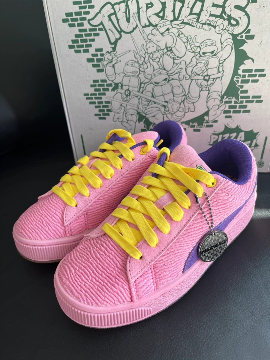 Shoes for Big Kids (Boys & Girls) - Puma x TMNT Pink Sneakers