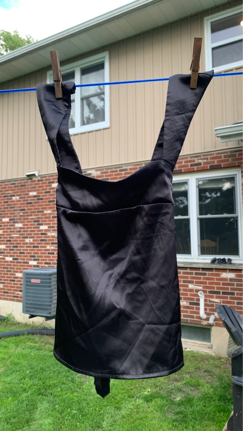 Black Satin Cami Top ~ Size XS ⚽️