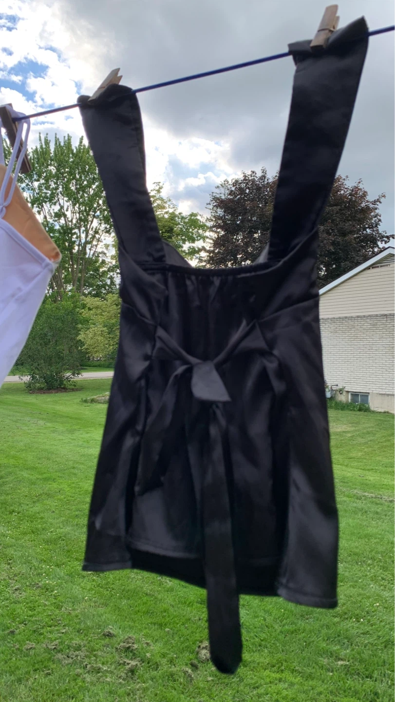 Black Satin Cami Top ~ Size XS ⚽️ - photo 2