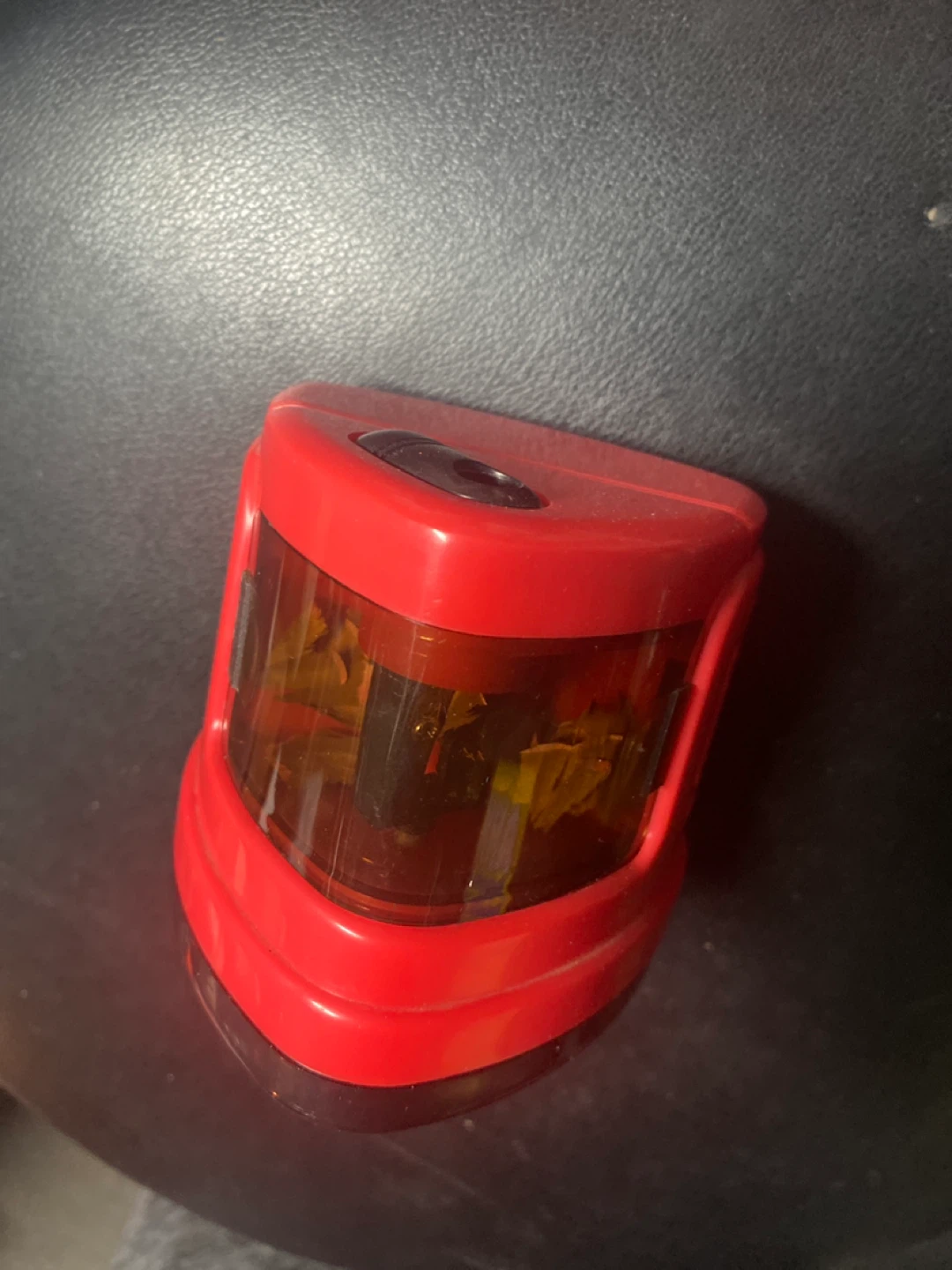 Red Automatic Pencil Sharpener ⚽️ with Container