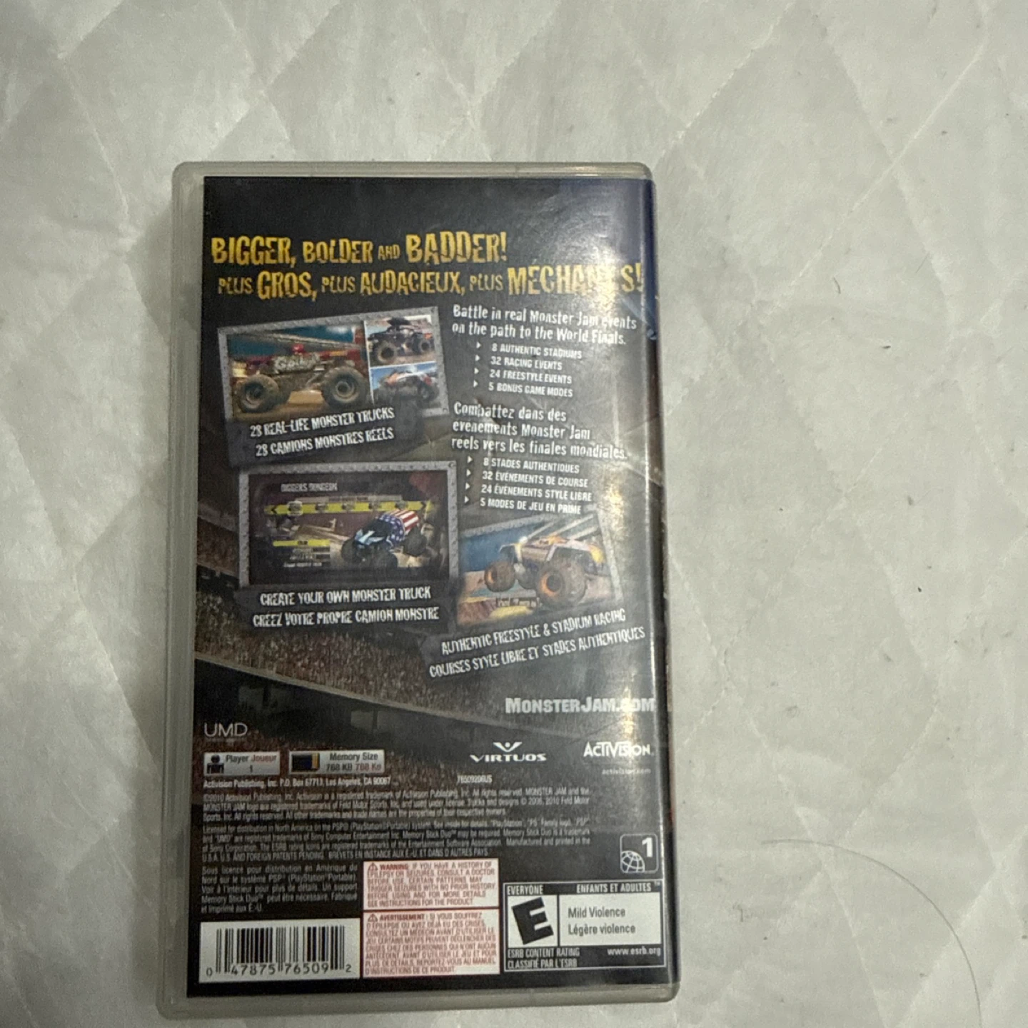 Monster Jam Path of Destruction PSP UMD Game - photo 3