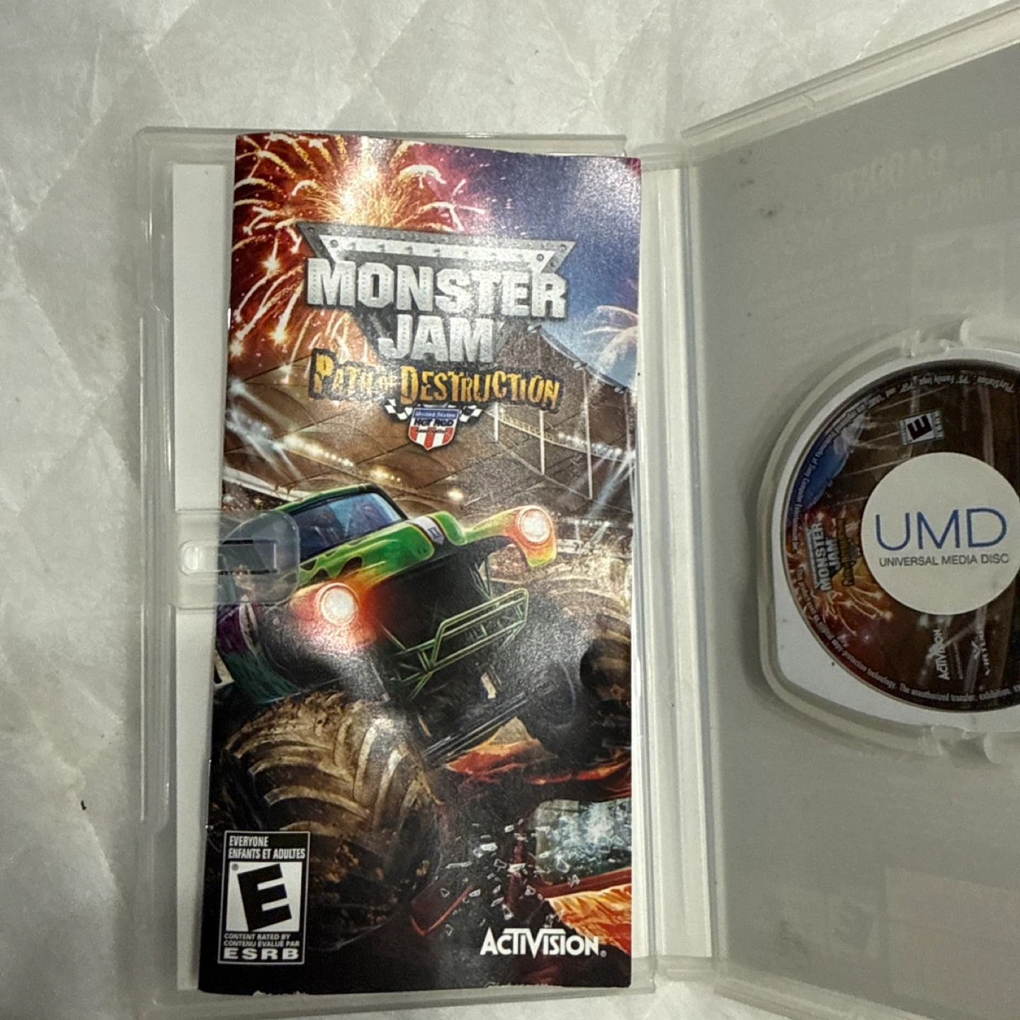 Monster Jam Path of Destruction PSP UMD Game - photo 2