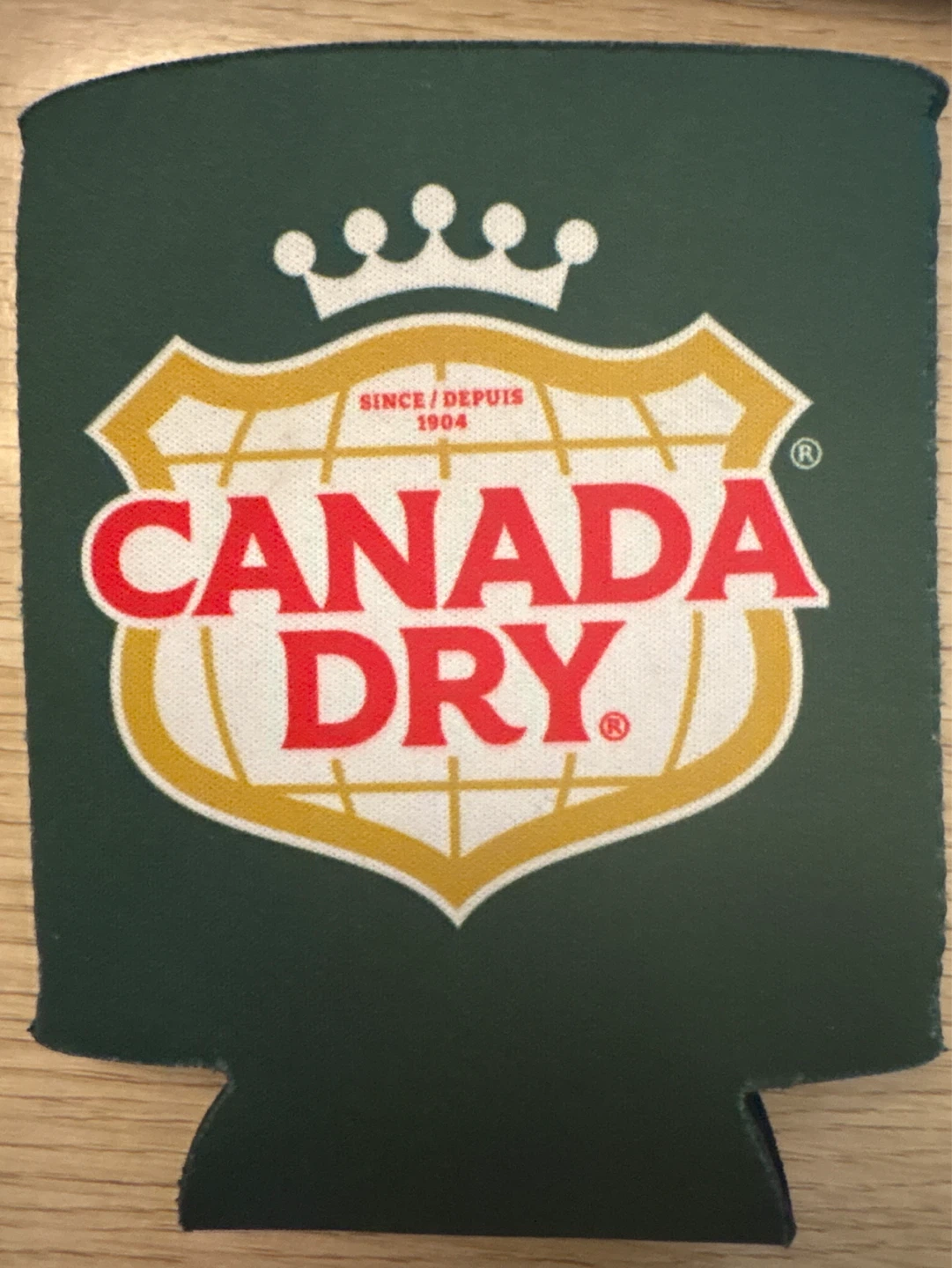 Canada Dry Can Cooler Sleeve ⚽️