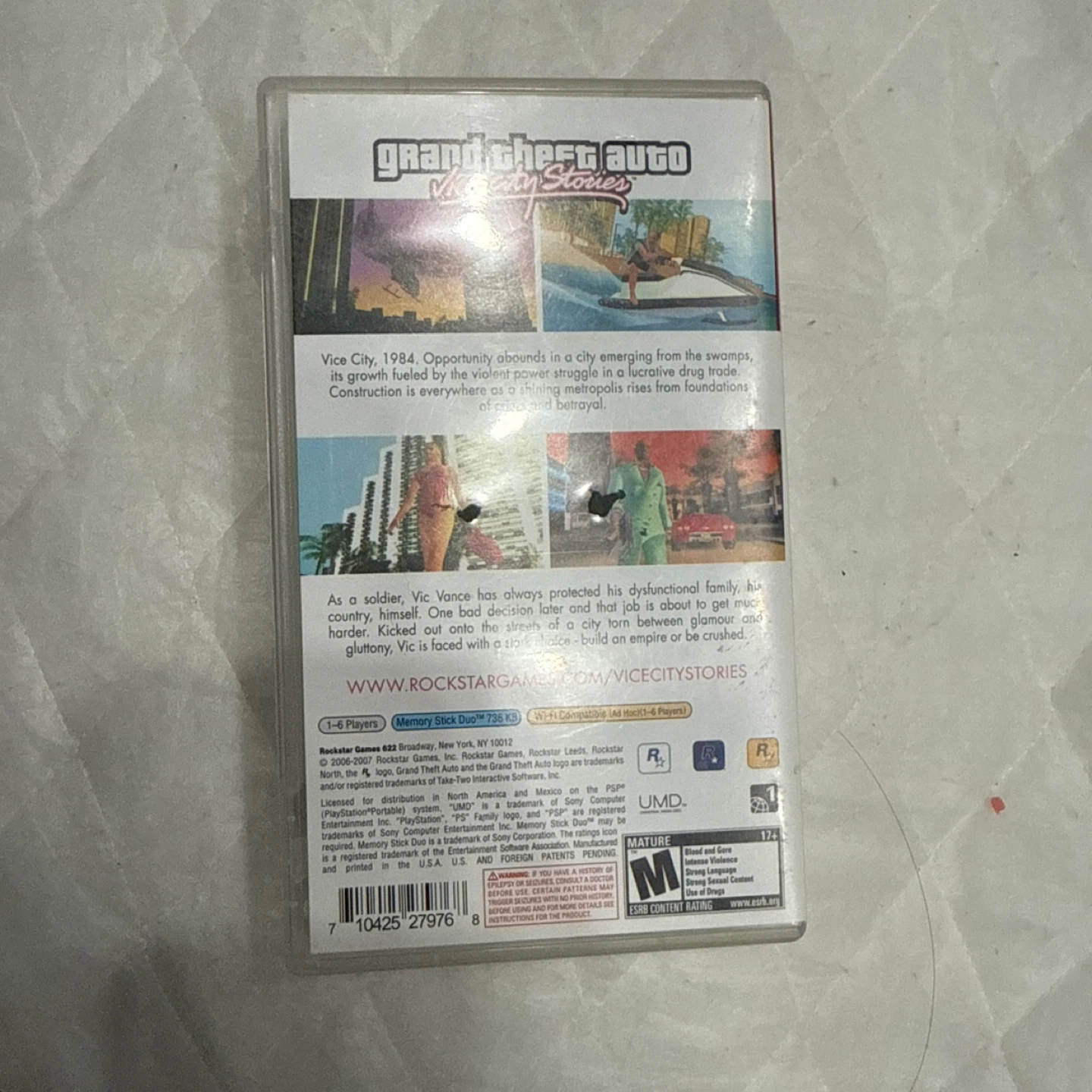 Grand Theft Auto: Vice City Stories PSP UMD - photo 2