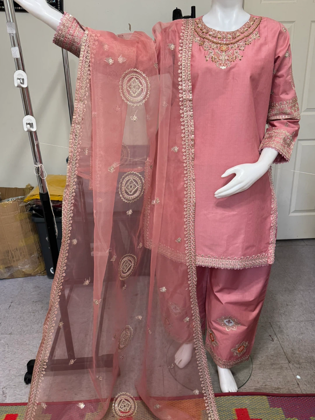 Pakistani cotton dress on sale