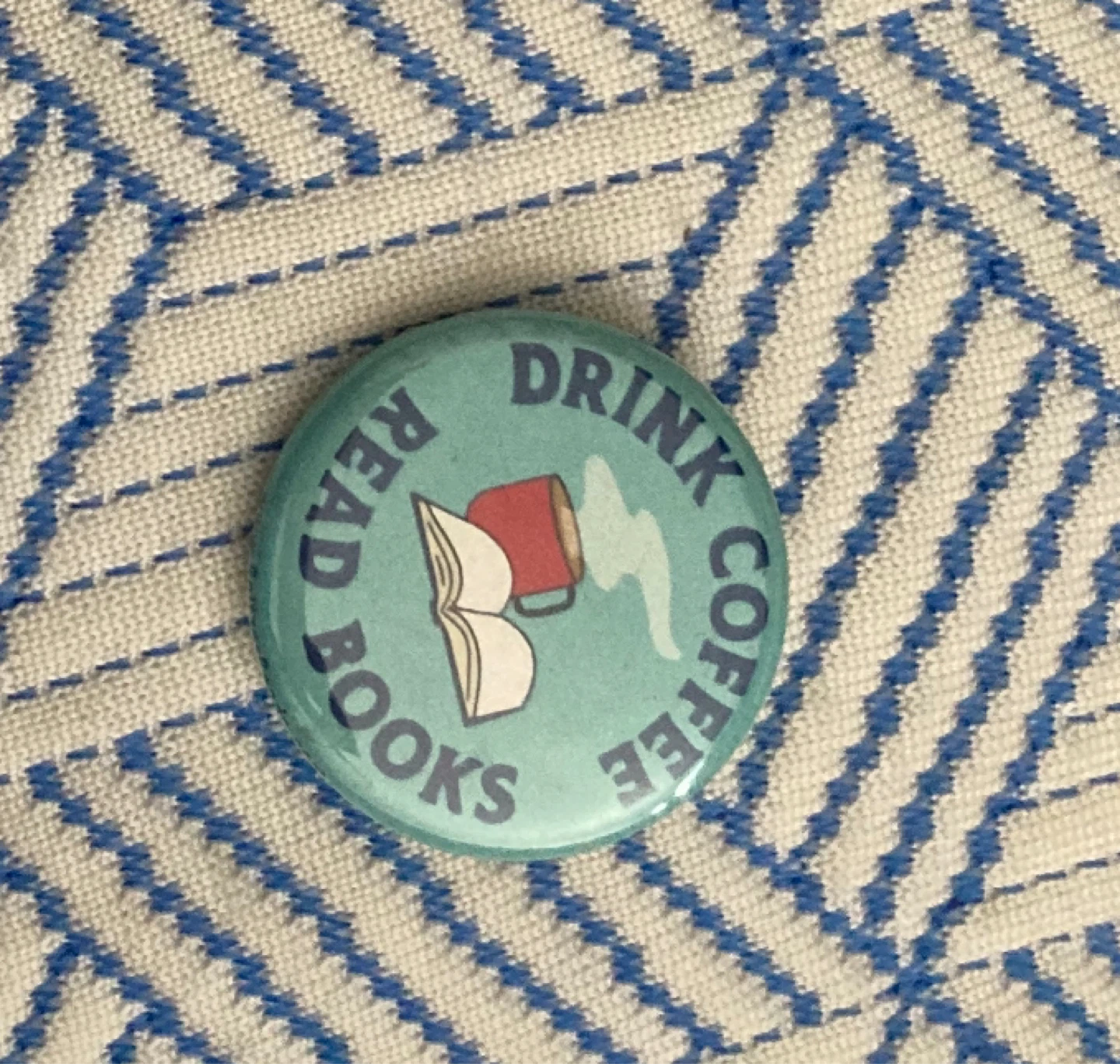 Read Books Drink Coffee Pin⚽️