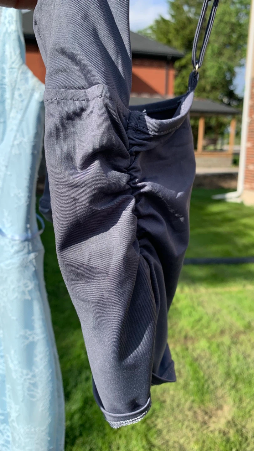 Dark Grey Ruched Tank Top - Size XXS ⚽️ - photo 3