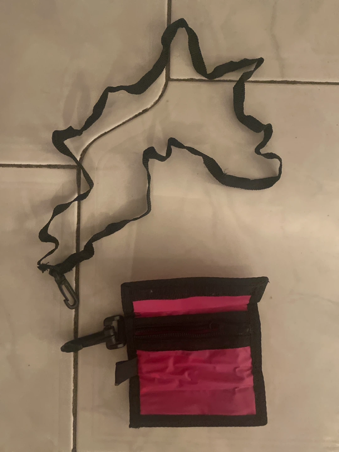 Pink Velcro Wallet with Lanyard ⚽️