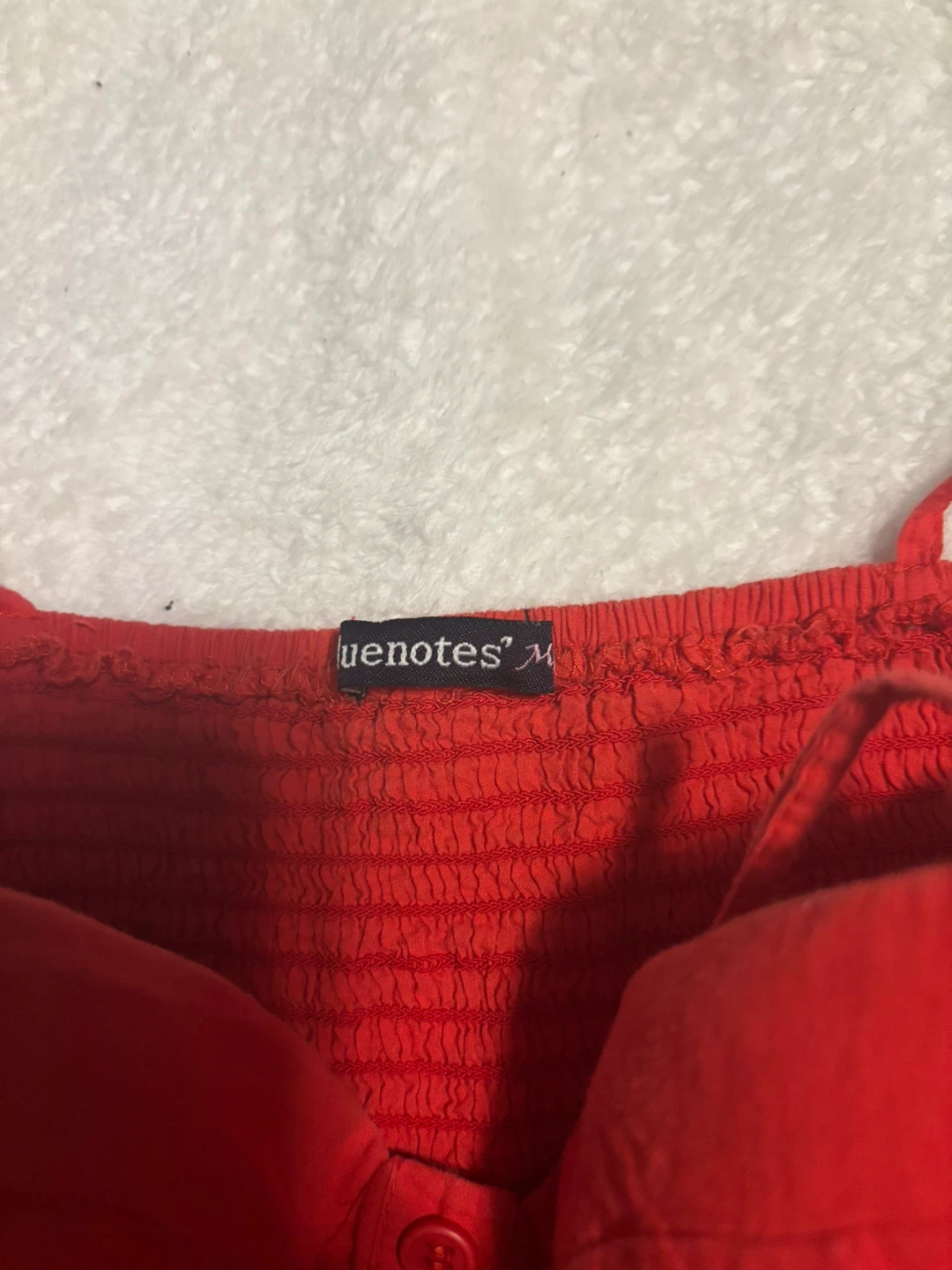 BlUenotes Red Smocked Dress - photo 2