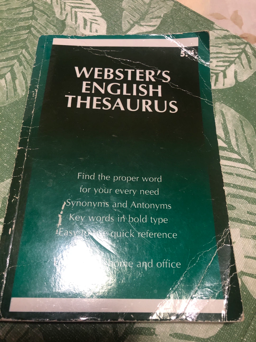 ⚽️ Webster's English Thesaurus