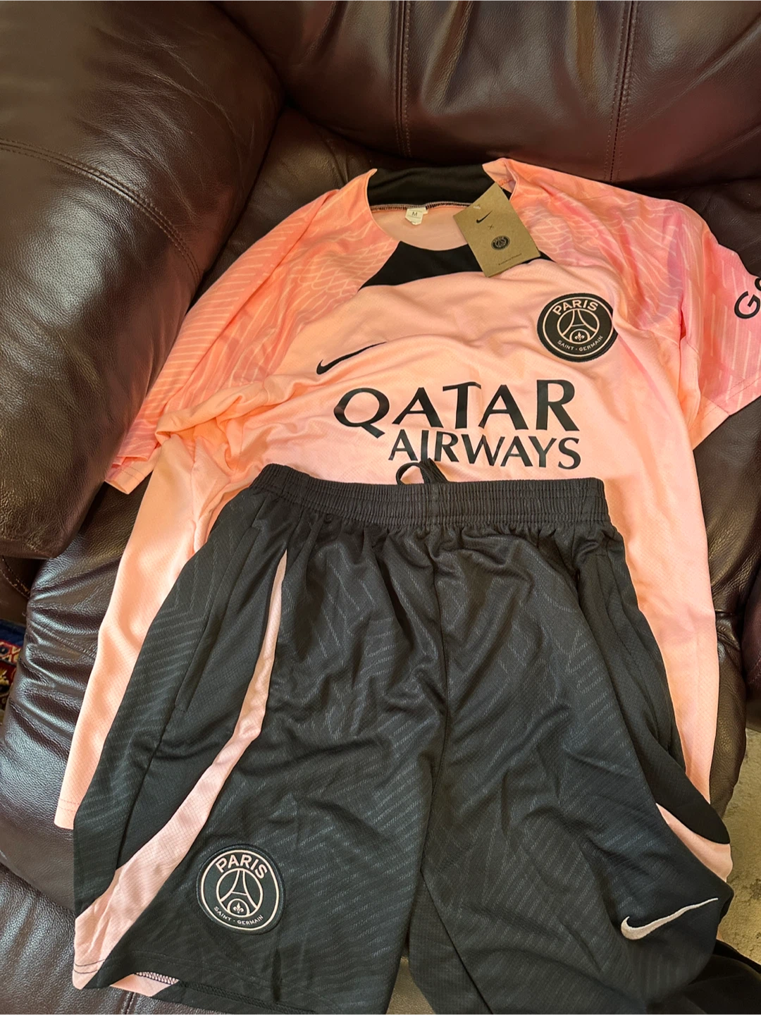Nike Paris Saint-Germain Soccer Jersey & Shorts Set - photo 3